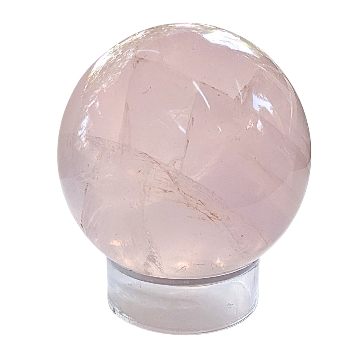 Esfera de Cuarzo rosado aprox. 4.8 cm