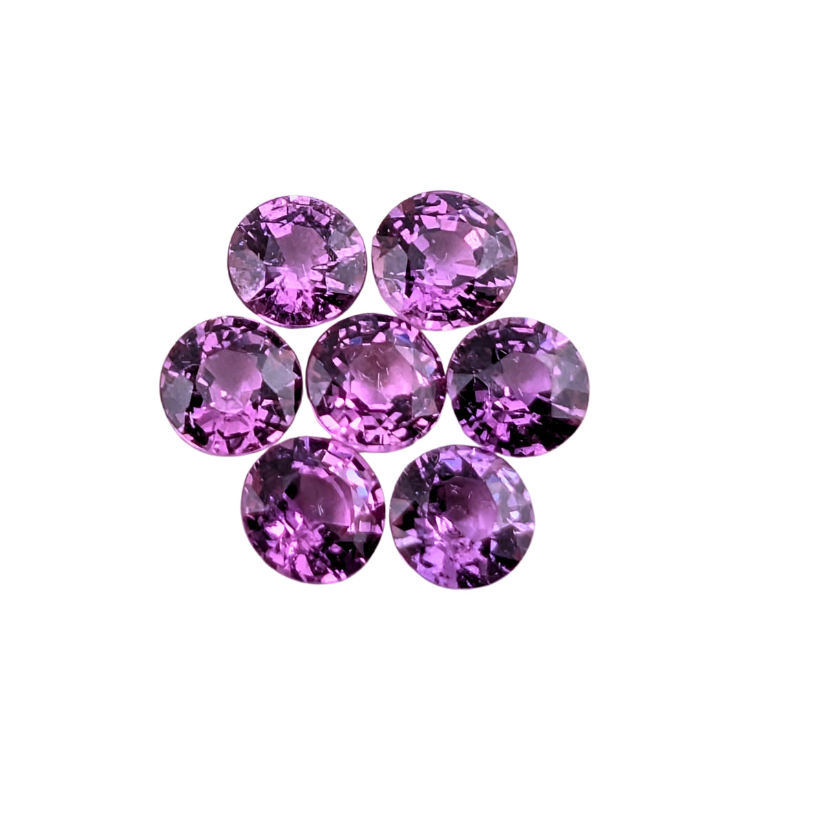 Zafiro Morado Facetado Redondo 4 mm