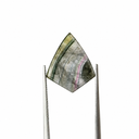 Turmalina Liddicoatita Rodajas Deltoide 15.1 mm x 12.12 mm