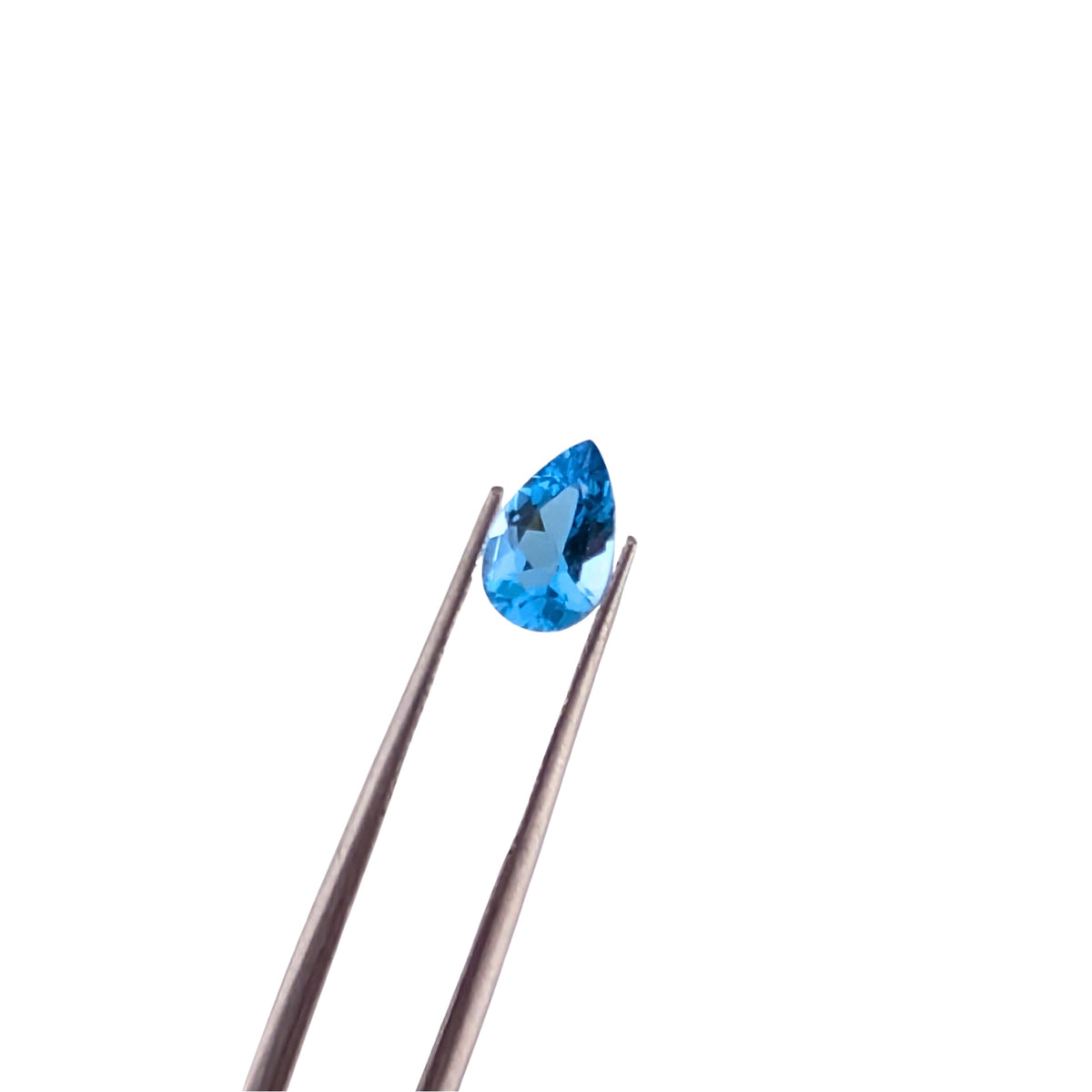 Topacio Swiss Blue Facetado Gota 8 x 5  mm