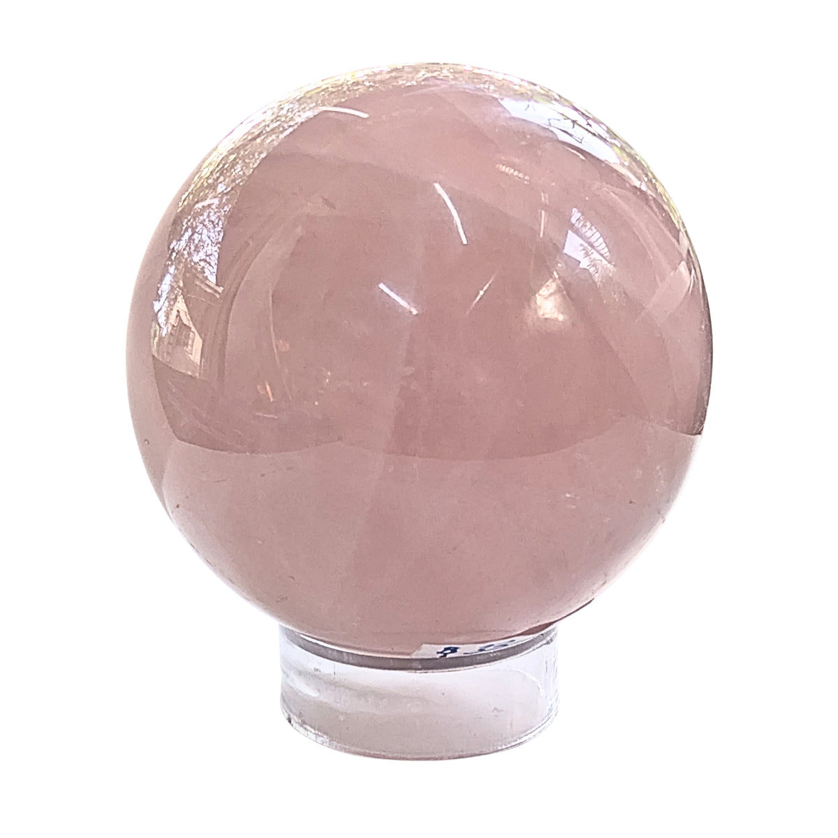 Esfera de Cuarzo rosado aprox. 6 cm