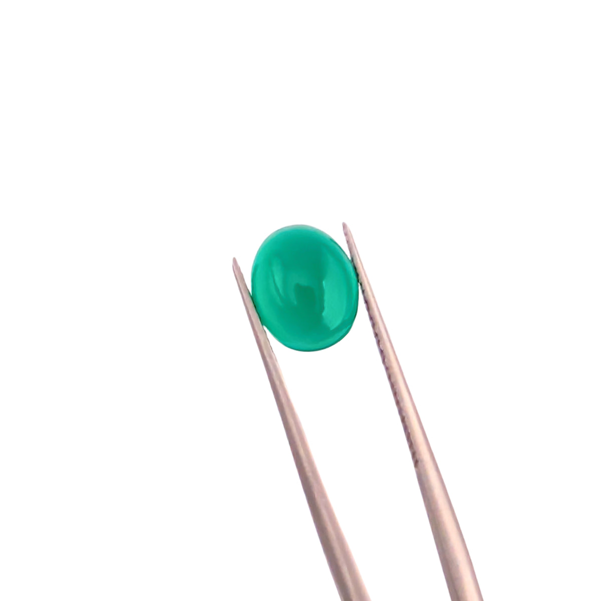 Ónix Verde Cabuchón Ovalado 10 x 8 mm