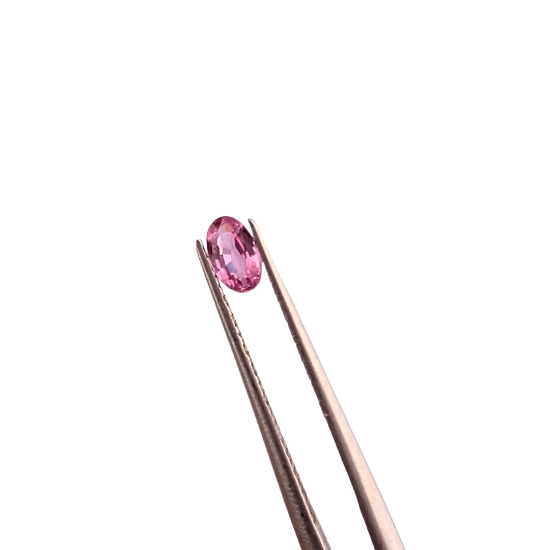 Zafiro Rosa Facetado Ovalado 5 x 3 mm