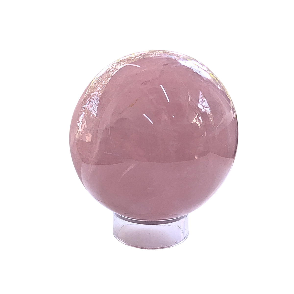 Esfera de Cuarzo rosado aprox. 6.3 cm