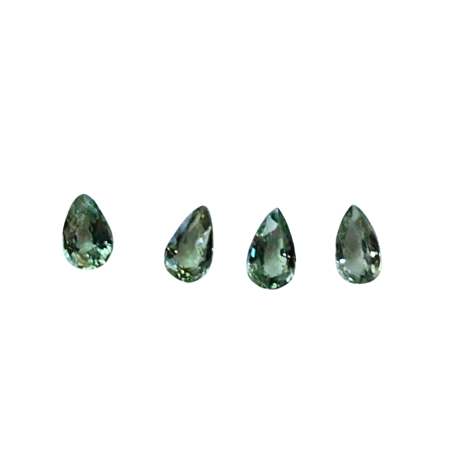 Zafiro Multicolor Facetado Gota 5 x 3  mm