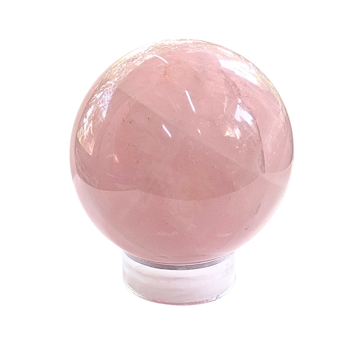Esfera de Cuarzo rosado aprox. 5.5 cm
