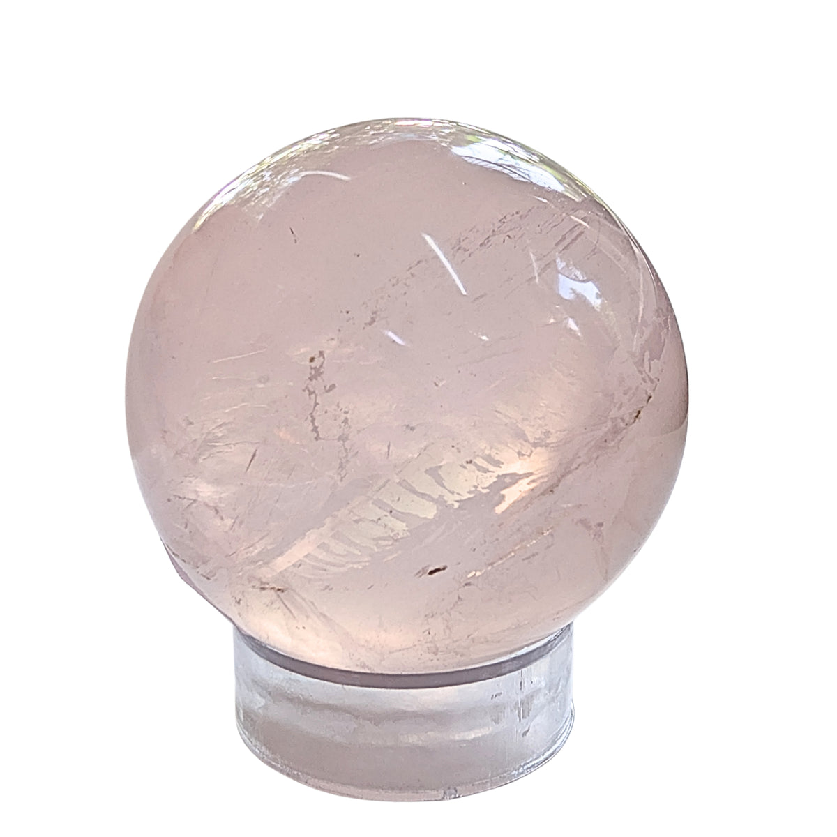 Esfera de Cuarzo rosado aprox. 4.8 cm