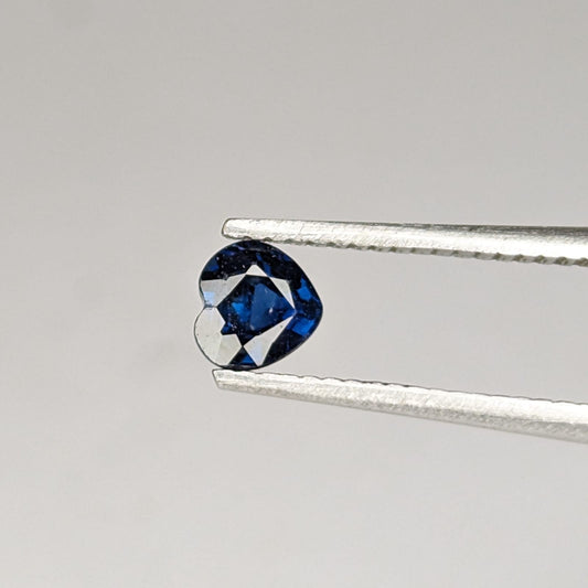 Zafiro Azul Facetado Corazón 3.5 mm