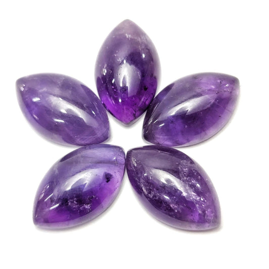 Amatista Cabuchon Marqueza 20 mm x 12 mm