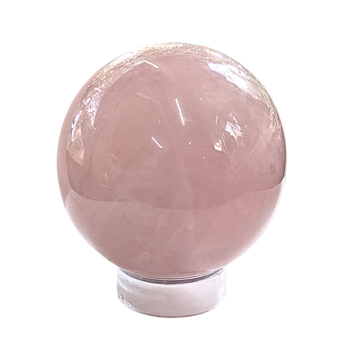 Esfera de Cuarzo rosado aprox. 6 cm