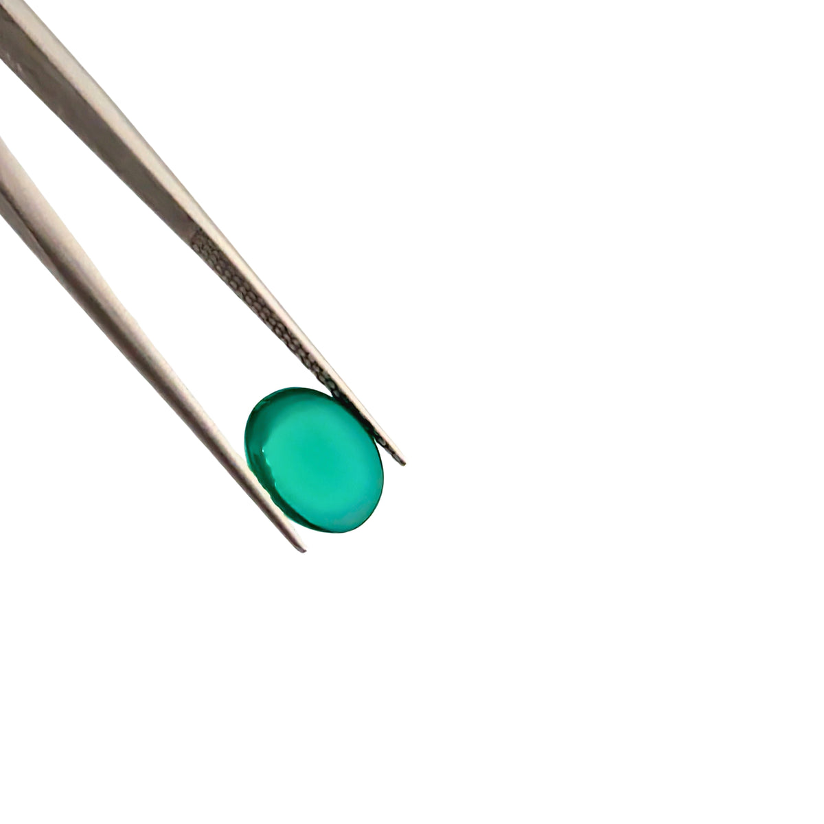 Ónix Verde Cabuchón Ovalado 10 x 8 mm