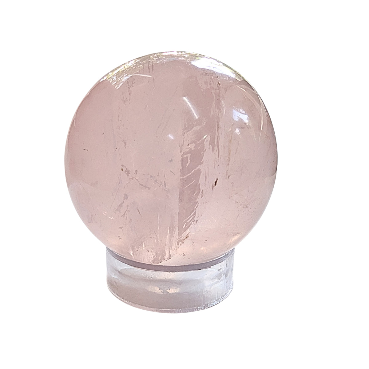 Esfera de Cuarzo rosado aprox. 4.8 cm