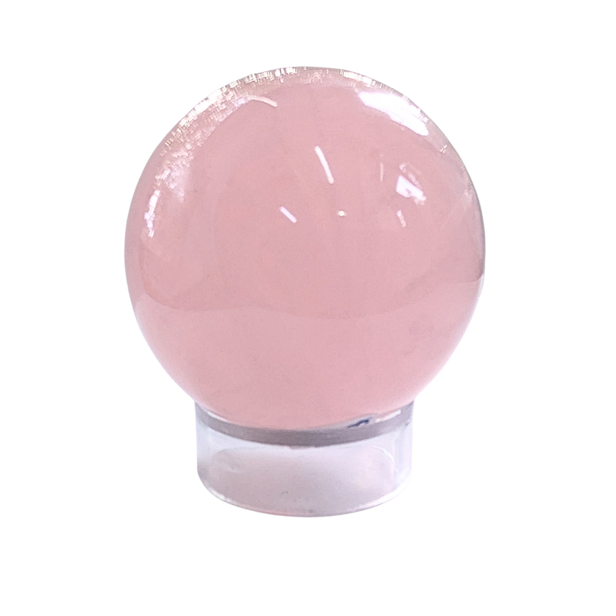 Esfera de Cuarzo rosado aprox. 4.8 cm