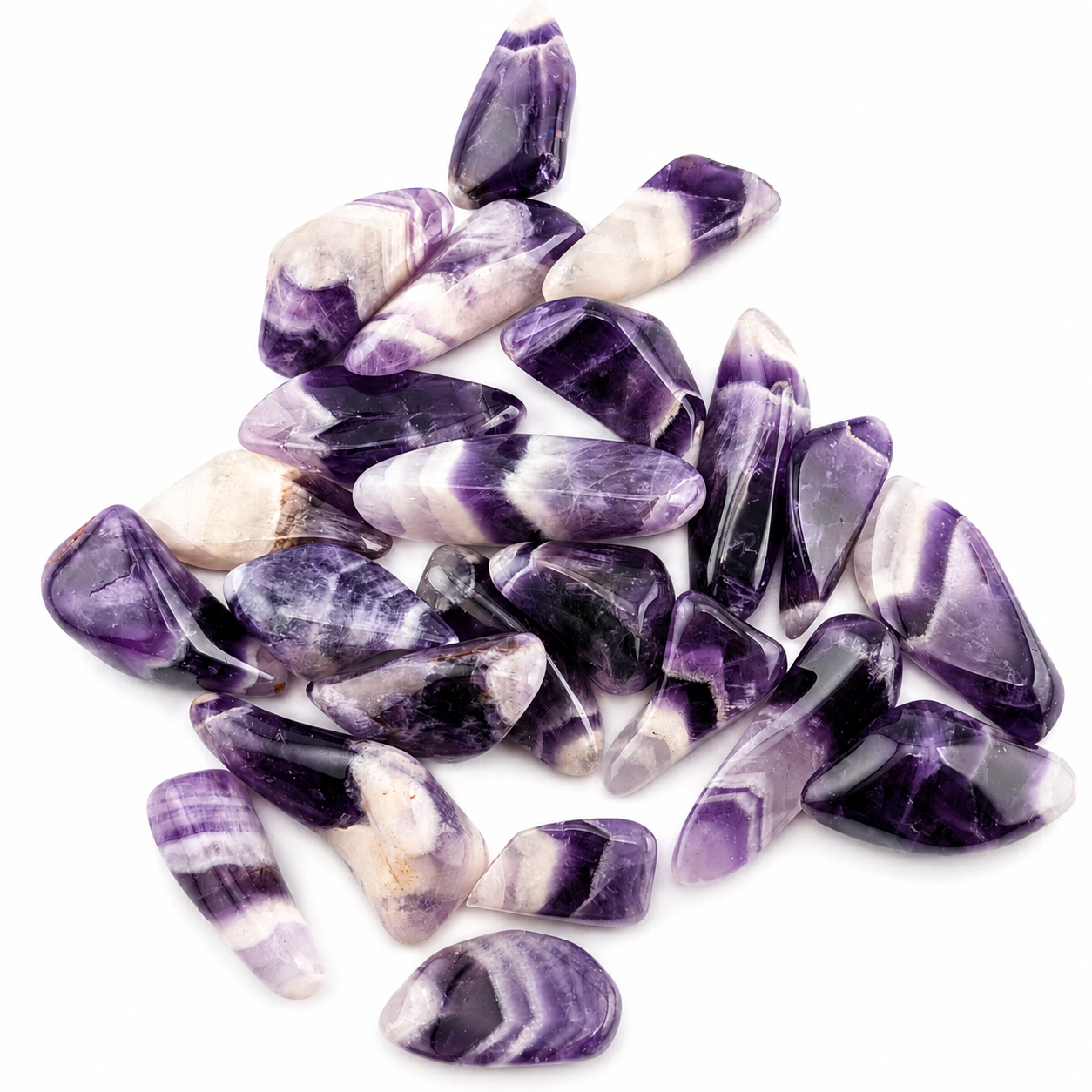 Pebbles de Amatista (diente de perro)