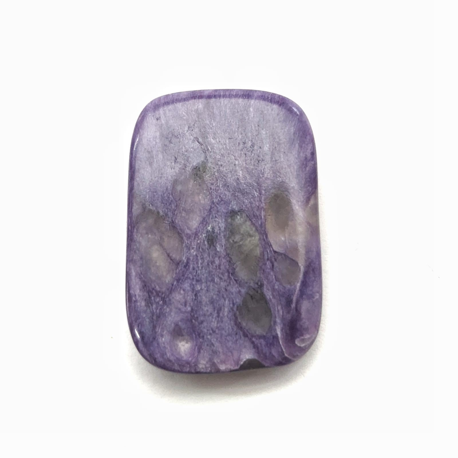 Charoita Cabuchon Rectángular 21 mm x 15 mm