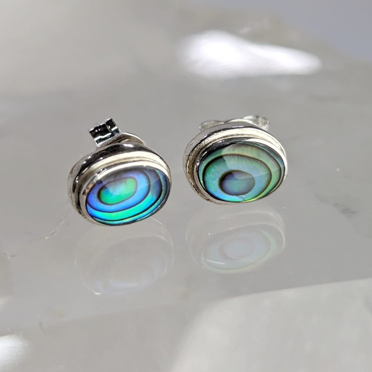 Aretes Concha Paua