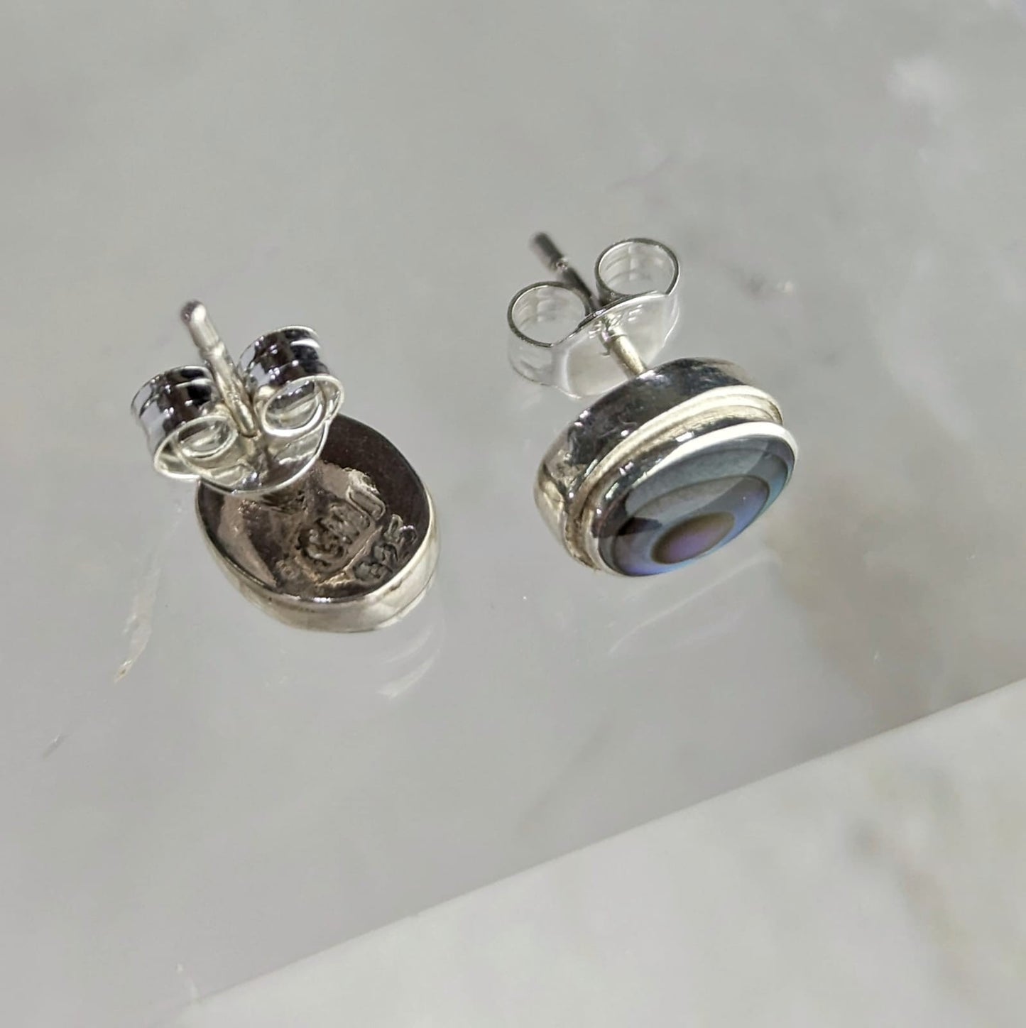 Aretes Concha Paua