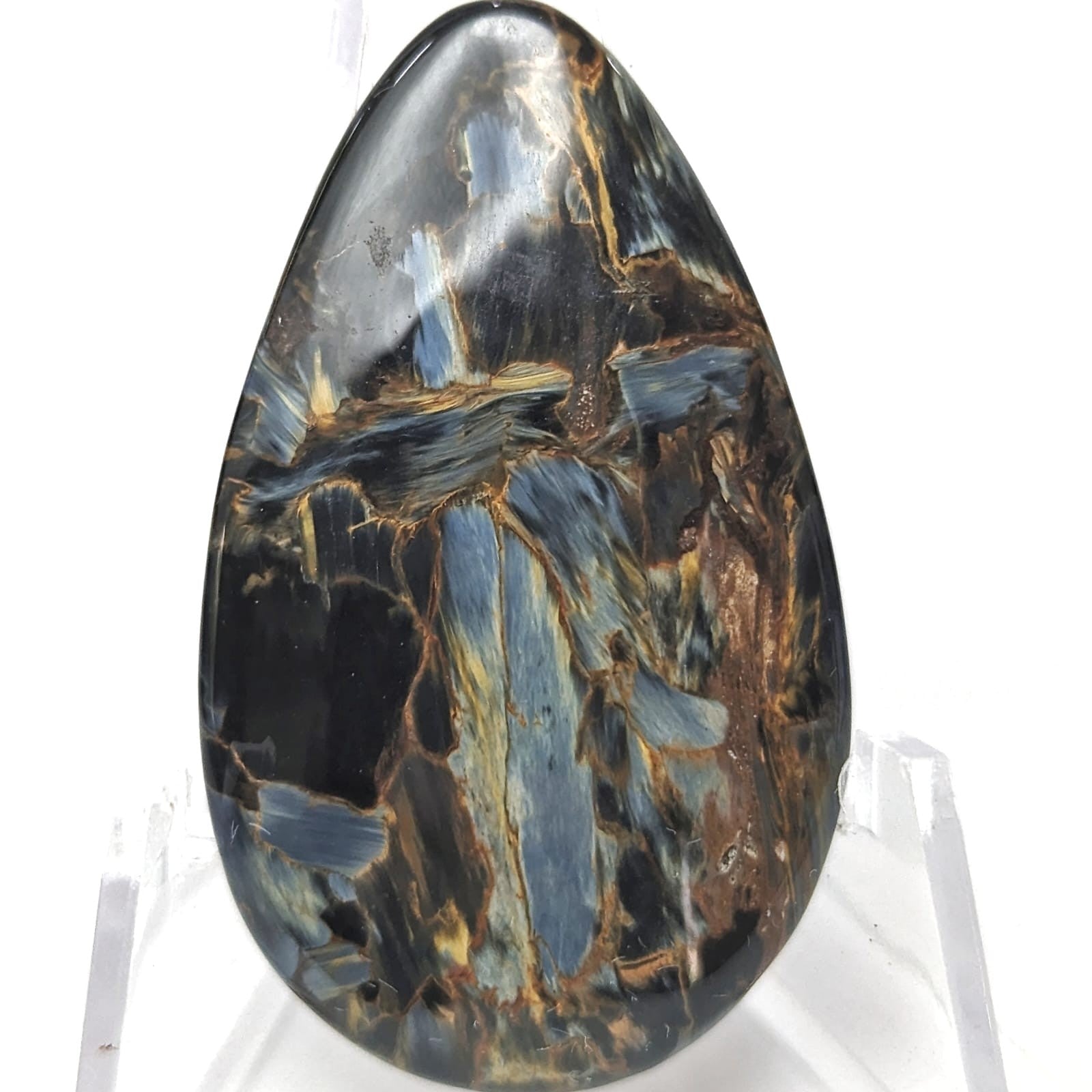 Pietersita Cabuchon Gota 42.25 mm x 25.22 mm