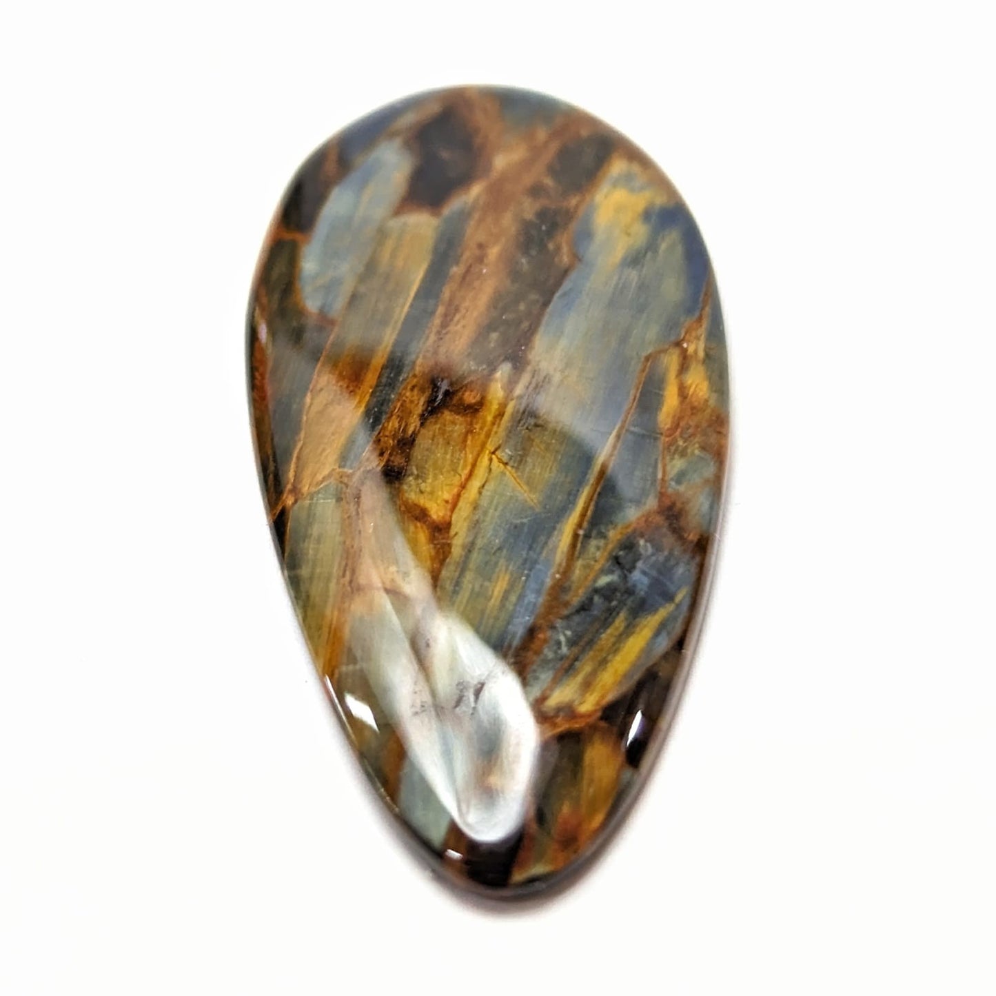 Pietersita Cabuchon Gota 41 mm x 20.22 mm