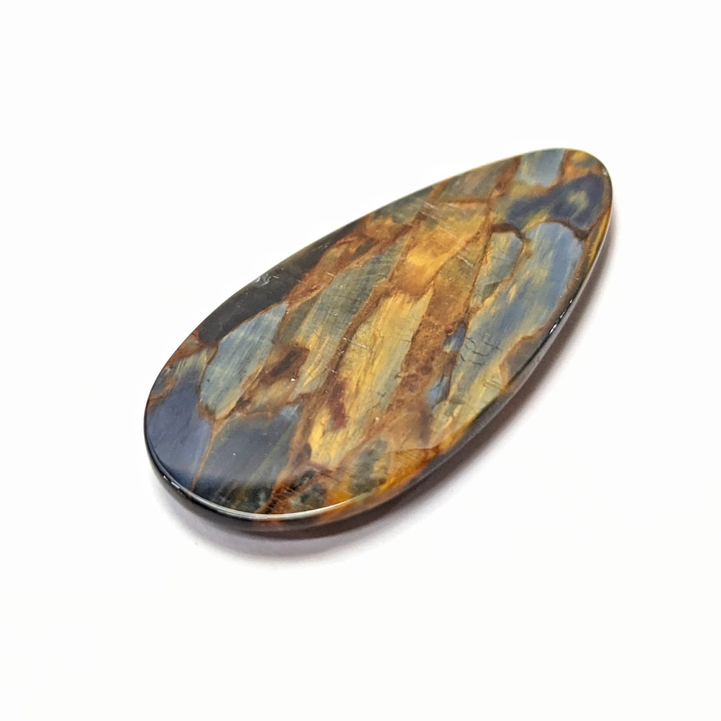 Pietersita Cabuchon Gota 41 mm x 20.22 mm