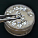 Cuarzo Blanco Facetado Ovalado 4 mm x 7 mm