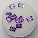 Amatista Facetado Rectángular 4 mm x 6 mm