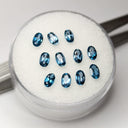 Topacio Azul London Facetado Ovalado 3 mm x 5 mm