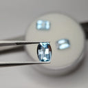 Topacio Sky Blue Facetado Rectangular 8 x 6 mm