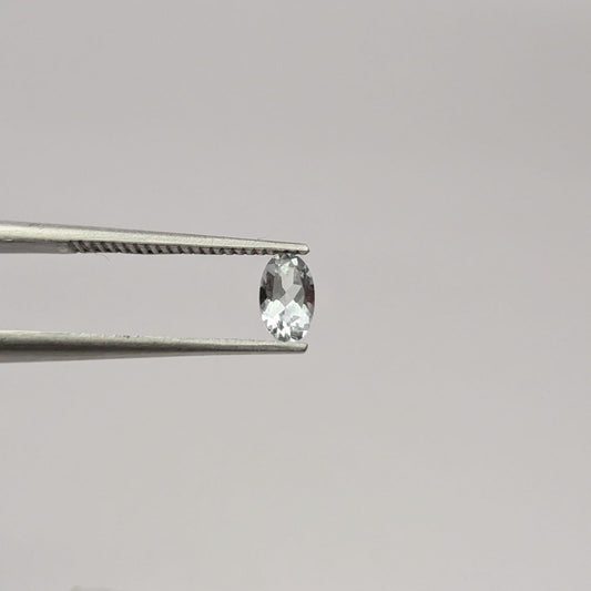Aguamarina Facetado Ovalado 3 mm x 5 mm