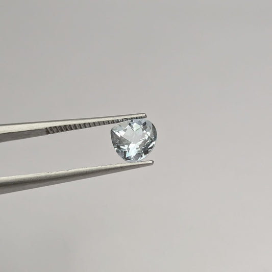 Aguamarina Facetado Trilliant 6 x 6 mm
