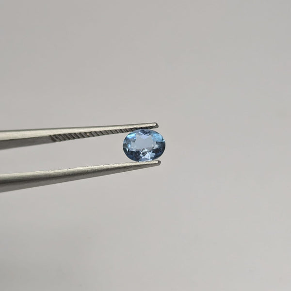 Aguamarina Facetado Ovalado 5 x 4 mm
