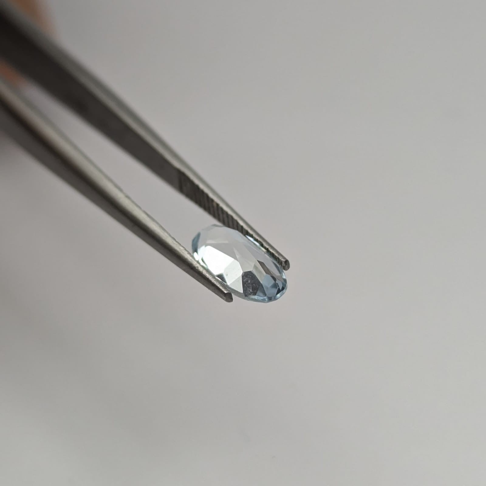 Aguamarina Facetado Ovalado 9 x 5 mm