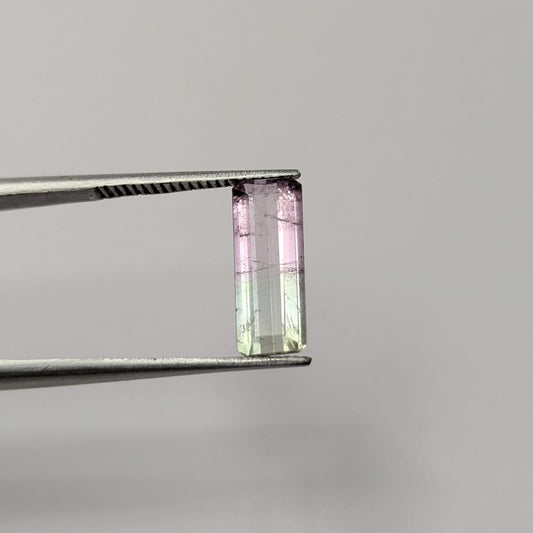 Turmalina Sandía Facetado Rectangular 4.6 mm x 11.6 mm