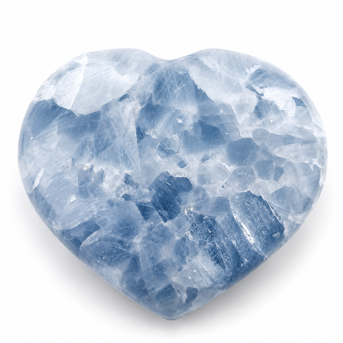 Corazón de Calcita Azul ~7 cm