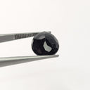 Espinela Negra Facetado Ovalado 12 mm x 10 mm