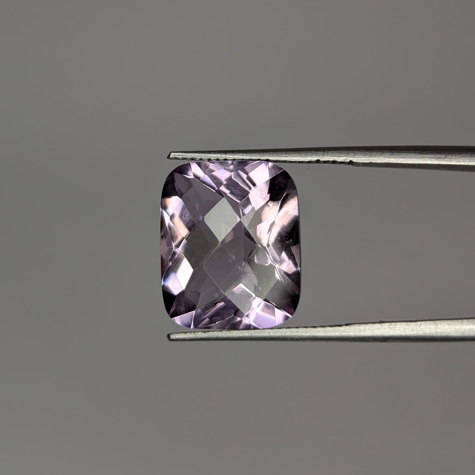 Amatista Lavanda Facetado Rectangular 16 x 12 mm