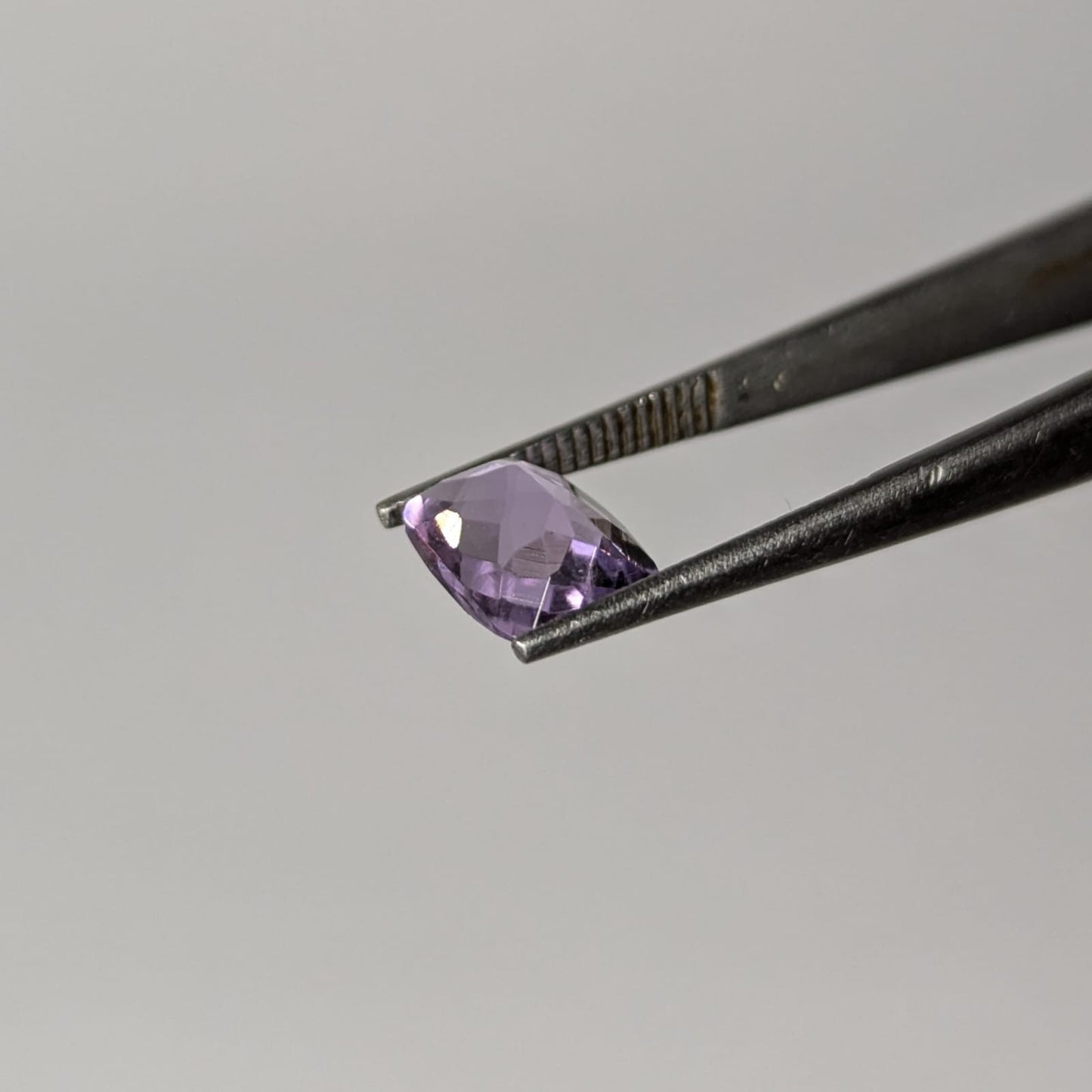 Amatista Lavanda Facetado Rectángular 6 mm x 8 mm