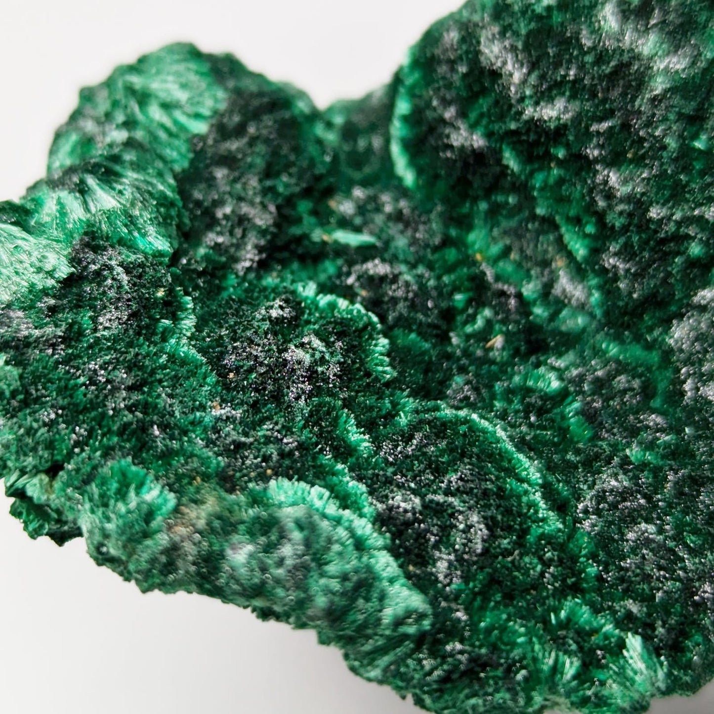 Malaquita Verde Fibrosa En bruto Natural 6 cm