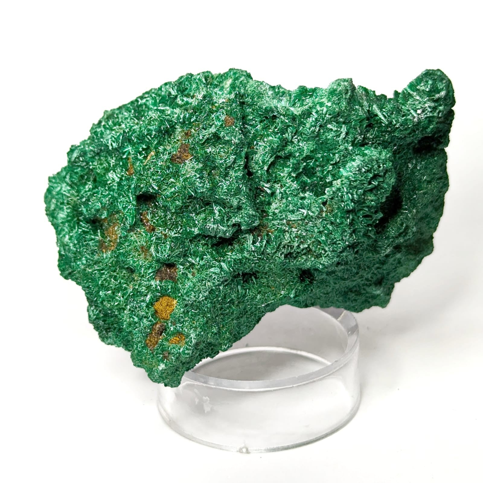Malaquita Verde Fibrosa En bruto Natural 6 cm