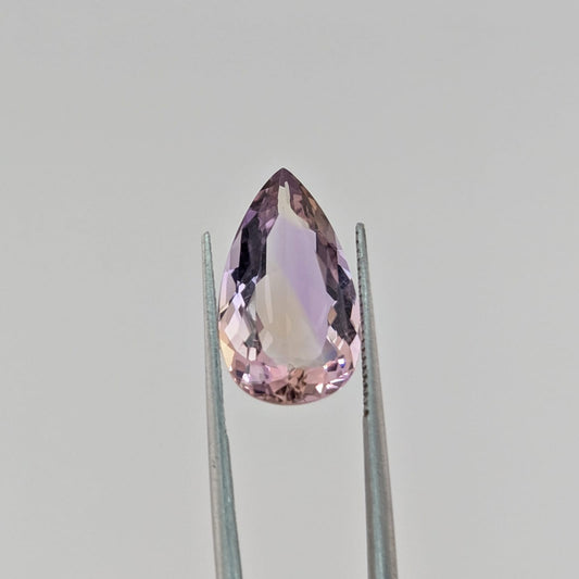 Ametrino Facetado Gota 16 mm x 9.4 mm