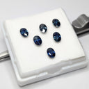 Zafiro Azul Facetado Ovalado 4x6 mm