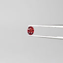 Zafiro Rojo Facetado Ovalado 3x4 mm