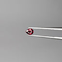 Zafiro Rojo Facetado Gota 4x3 mm