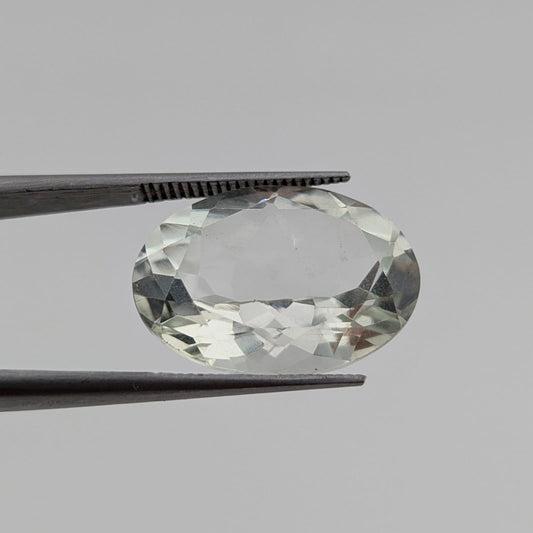 Prasiolita Facetado Ovalado 18 mm x 13 mm
