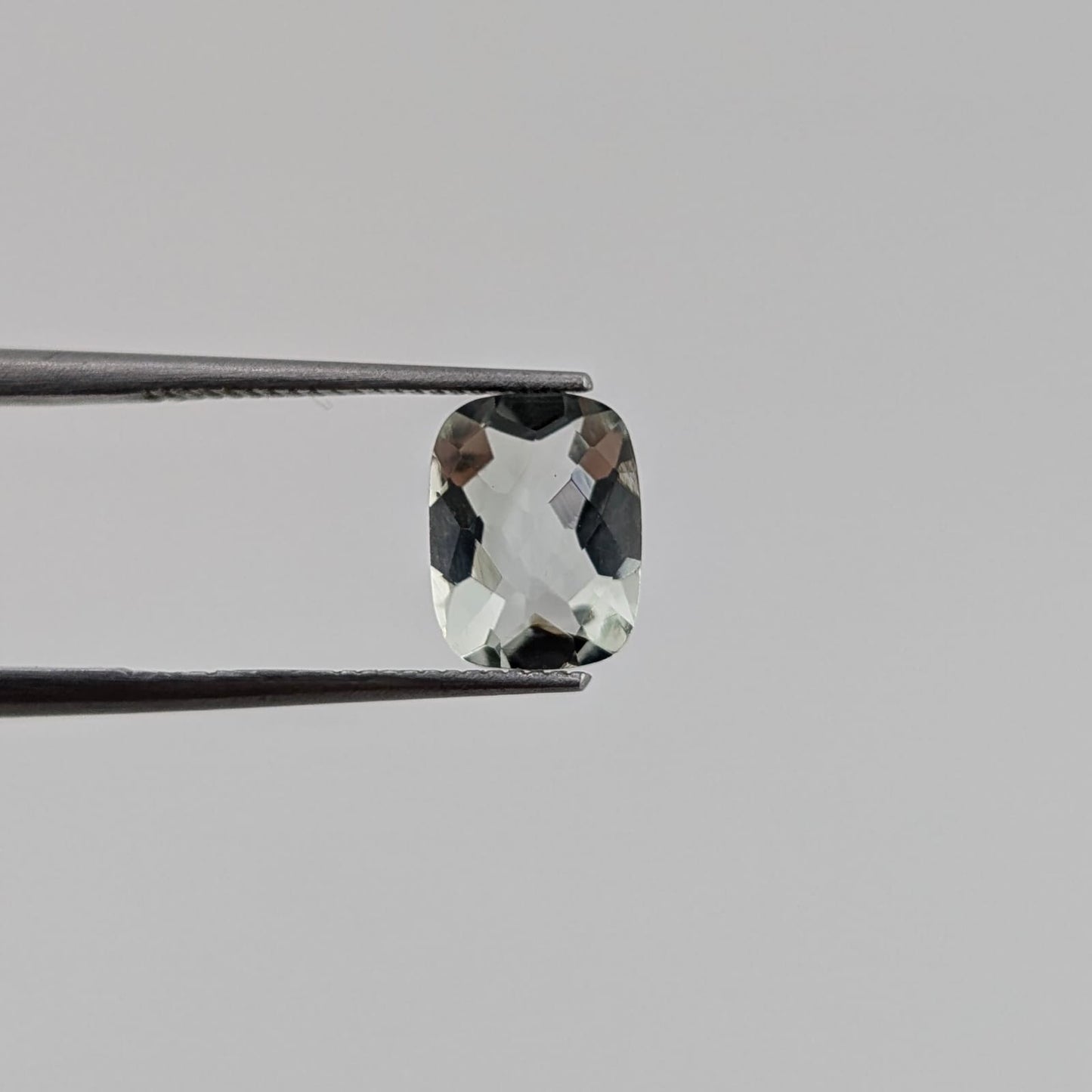Prasiolita Facetado Rectángular 6 mm x 8 mm