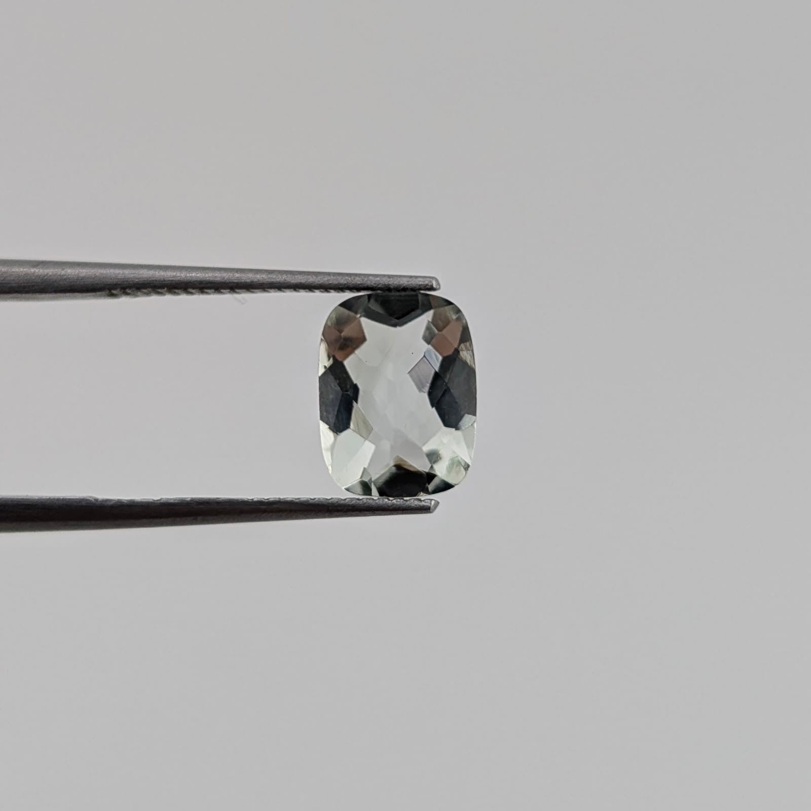Prasiolita Facetado Rectángular 6 mm x 8 mm