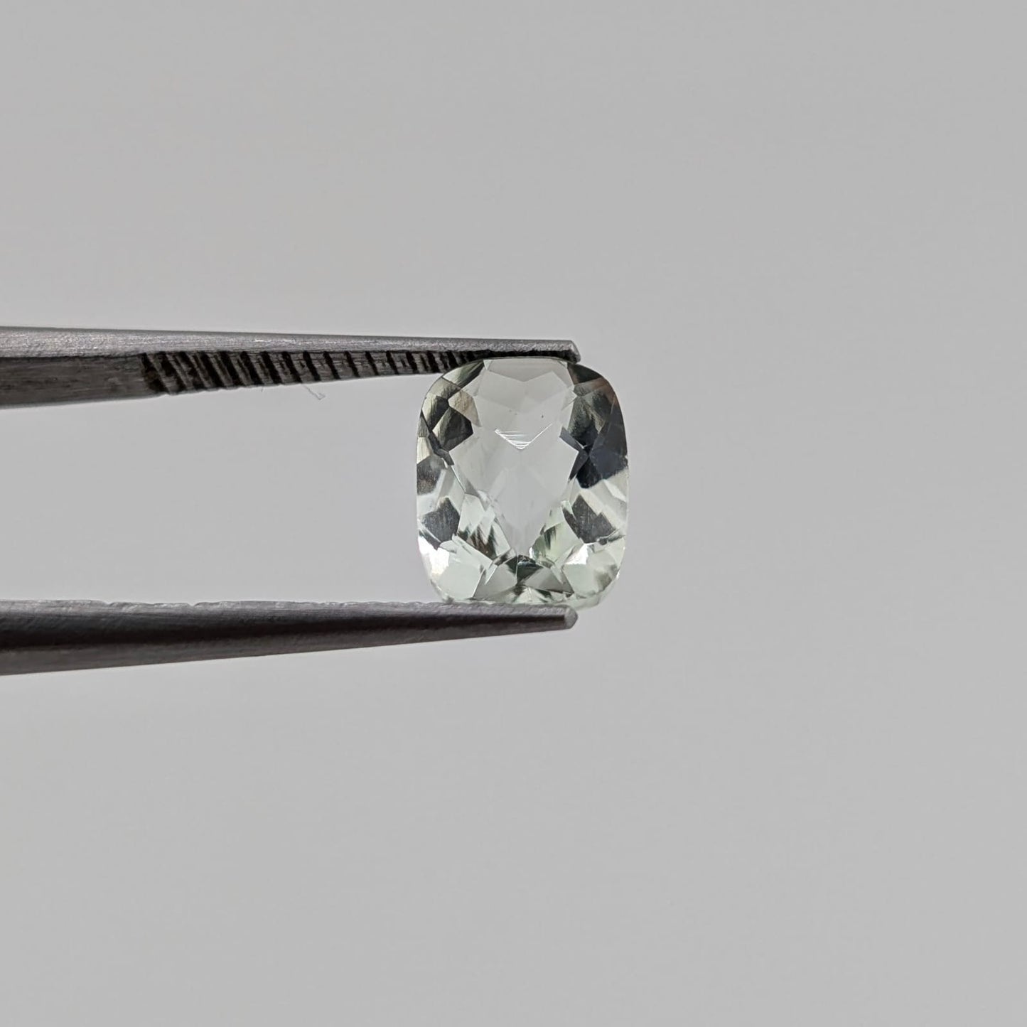 Prasiolita Facetado Rectángular 6 mm x 8 mm
