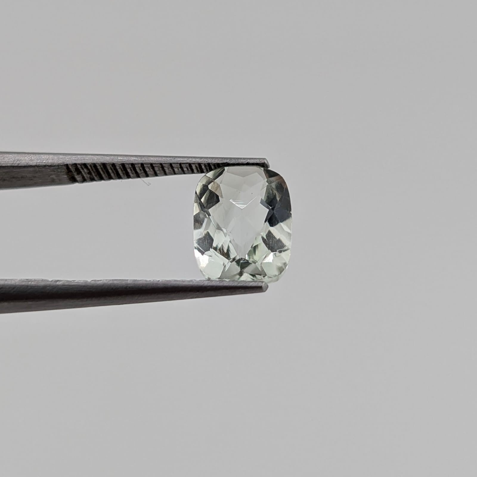 Prasiolita Facetado Rectángular 6 mm x 8 mm