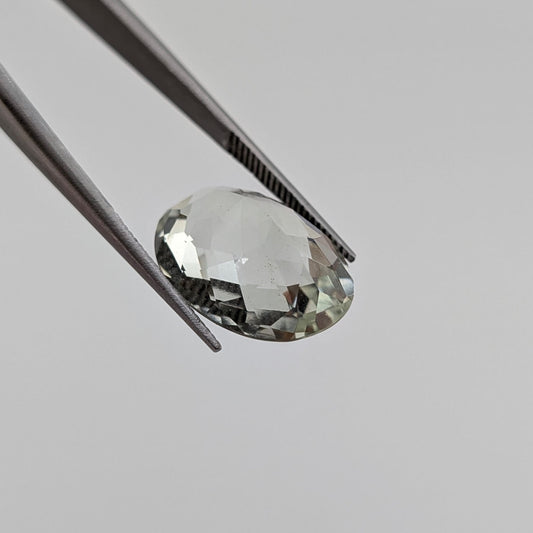 Prasiolita Facetado Ovalado 12 mm x 16 mm