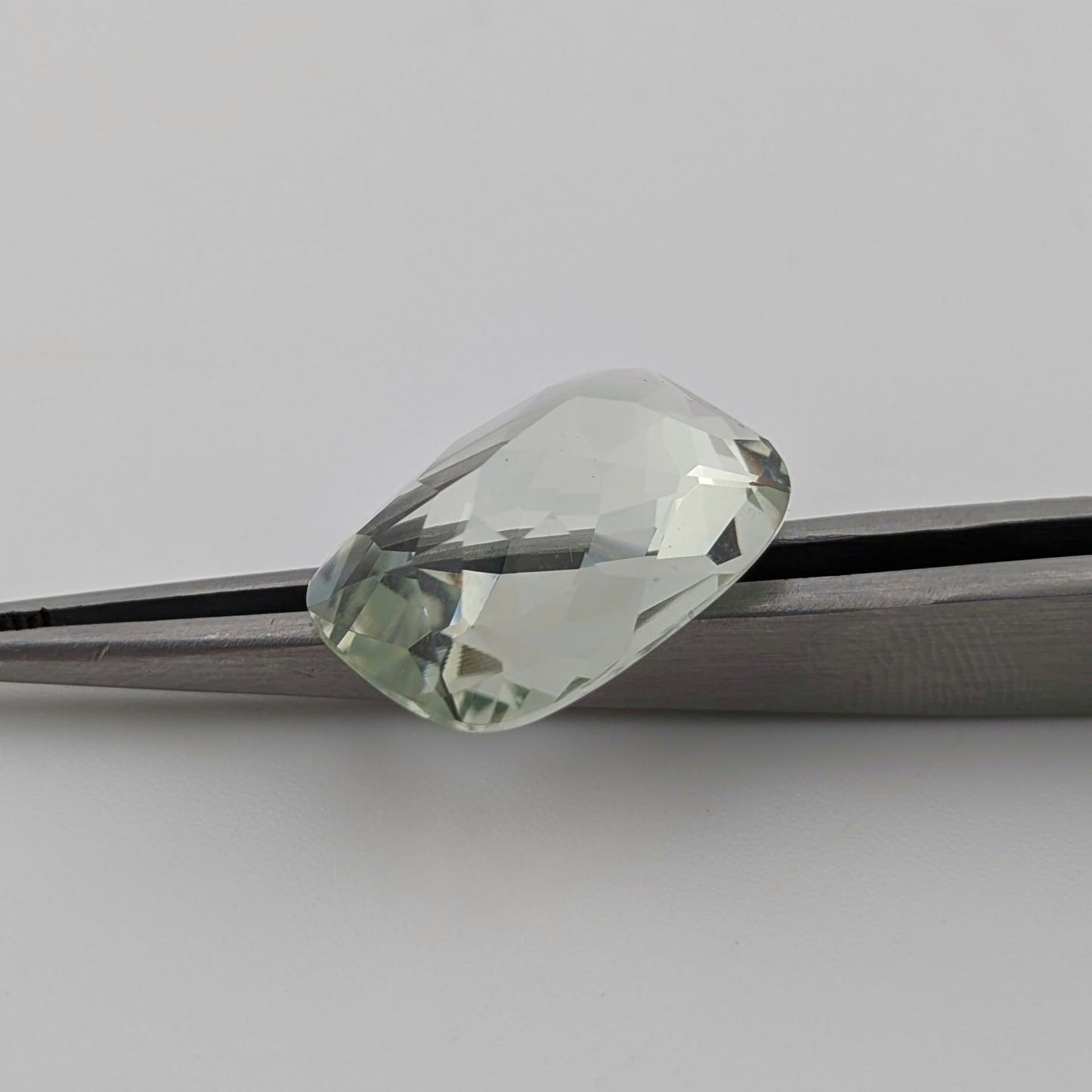Prasiolita Facetado Rectángular 19 mm x 14 mm